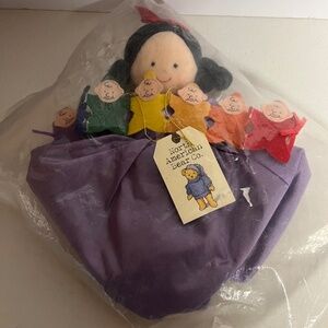 2003 Snow White Evil Queen North American Bear Co Topsy Turvy Doll Plush New